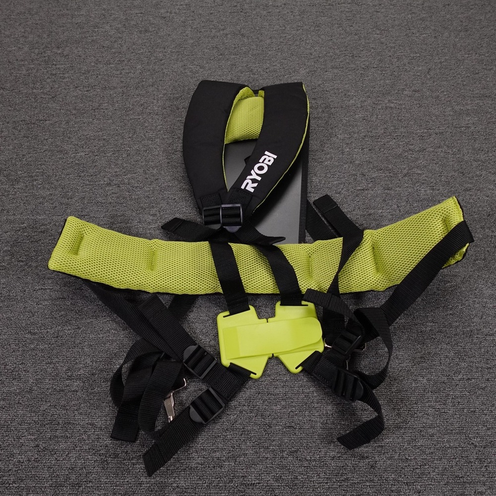 Ryobi Trimmer Shoulder Harness Green Plastic Weed Brush Cutter Strap Cover
